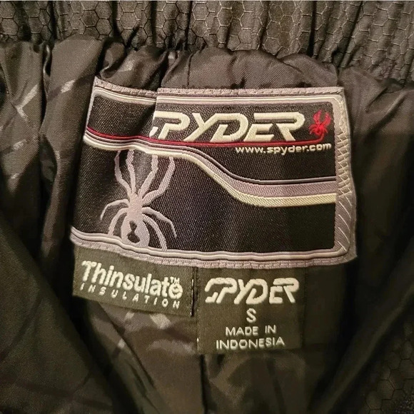 Spyder Snowboard Ski Overall Pants Black Size Small. - Picture 13 of 13